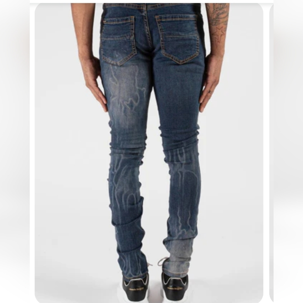 NWT SERENADE  "Mati" Blue Jeans - Picture 6 of 11